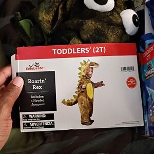 Roarin' Rex Toddler Costume - Brown and Yellow